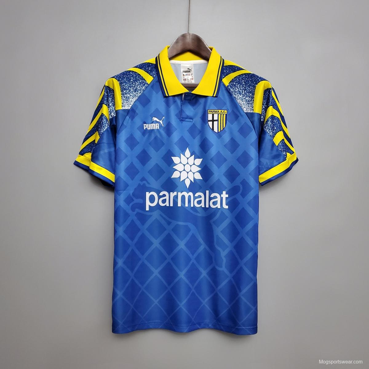 Retro Parma 95/97 Blue Soccer Jersey