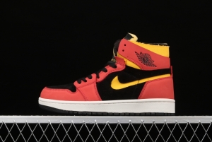 Air Jordan 1 Zoom CMFT AJ Black, Red, Yellow, CT0978-006