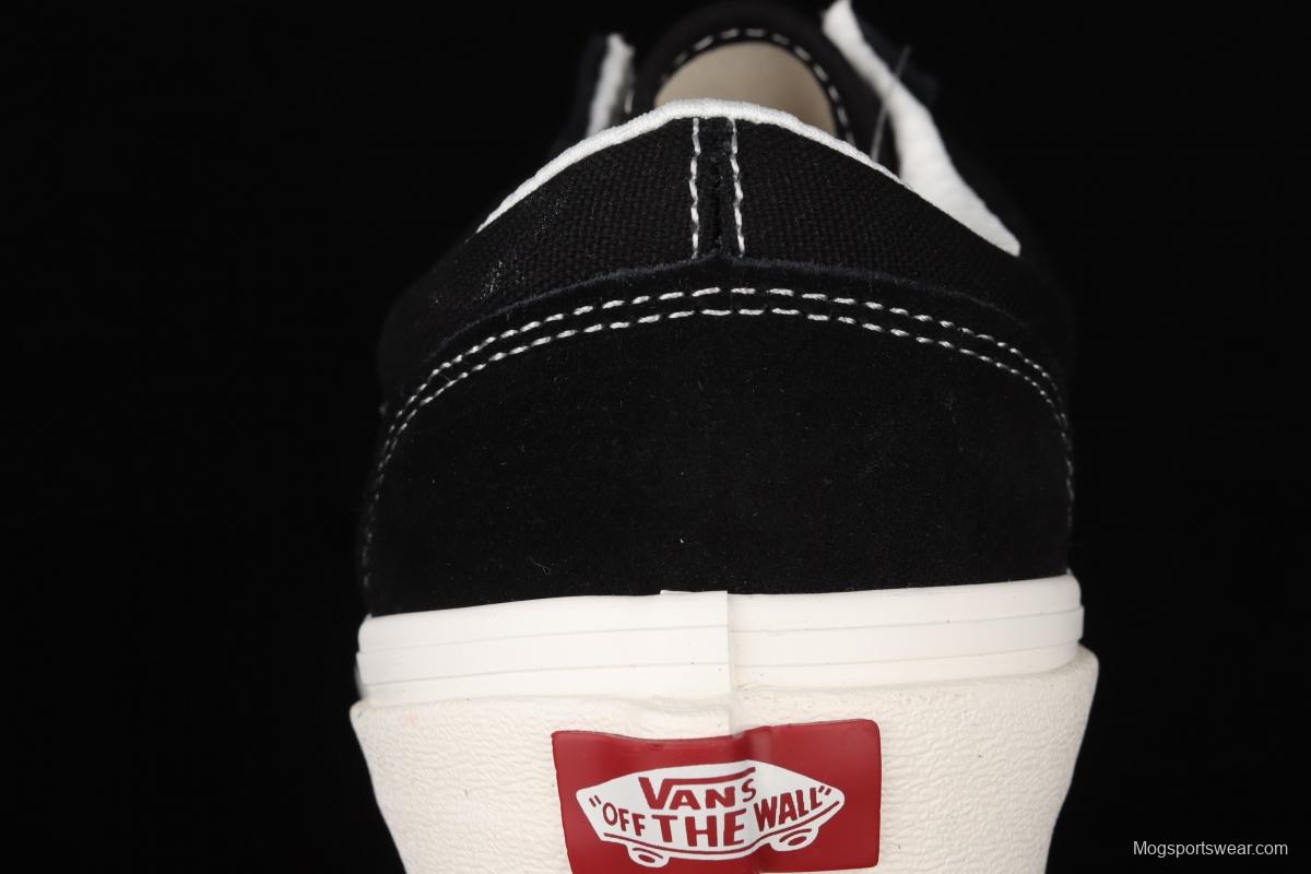 Vans Style 36 Retro black and white PEACEMINUSONE short head limited edition skateboard shoes VN0A3DZ3VTA