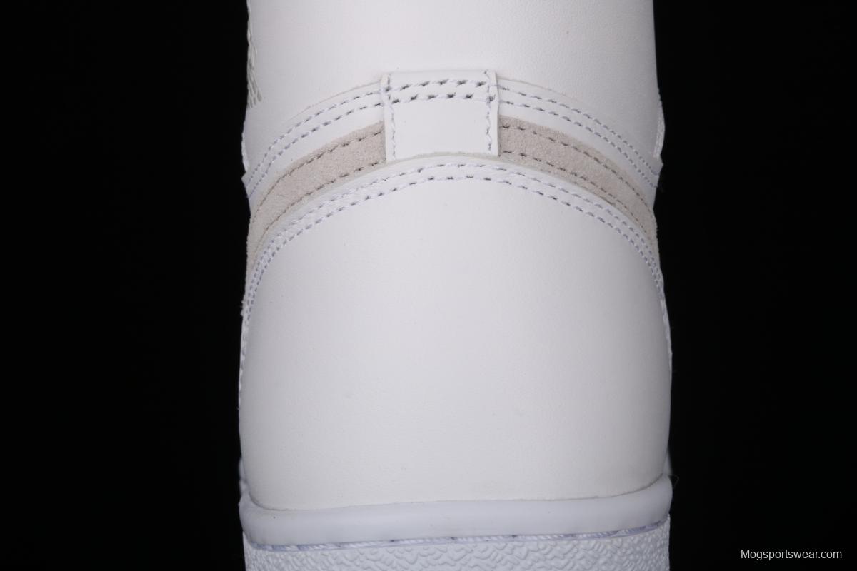 Air Jordan 1 Hi 85 repeated engraving of white gray BQ4422-100