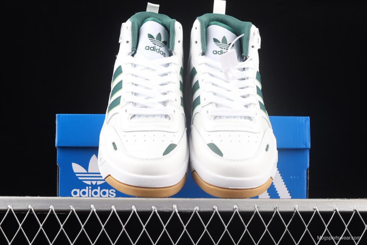 Adidas Post UP GY1392 Darth clover middle top casual basketball shoes