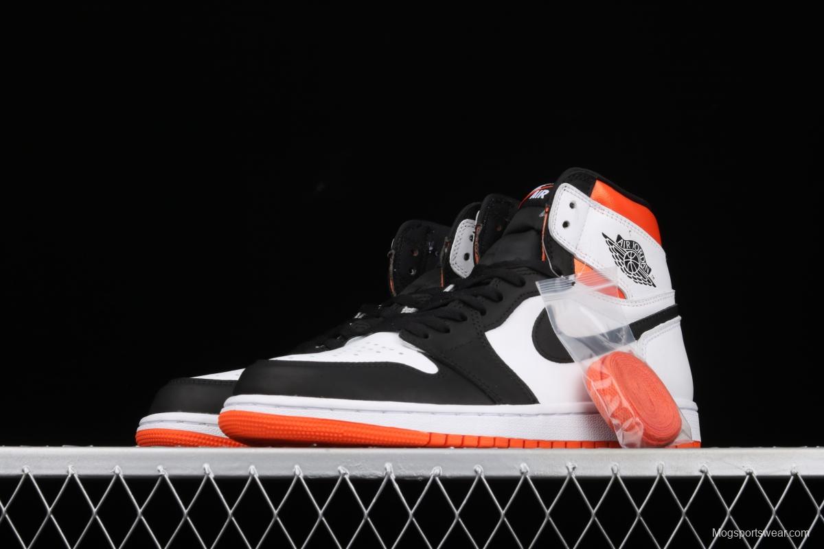 Air Jordan 1 High OG Black Toe Shattered Backboard rebound black toe high top basketball shoes 555088-180