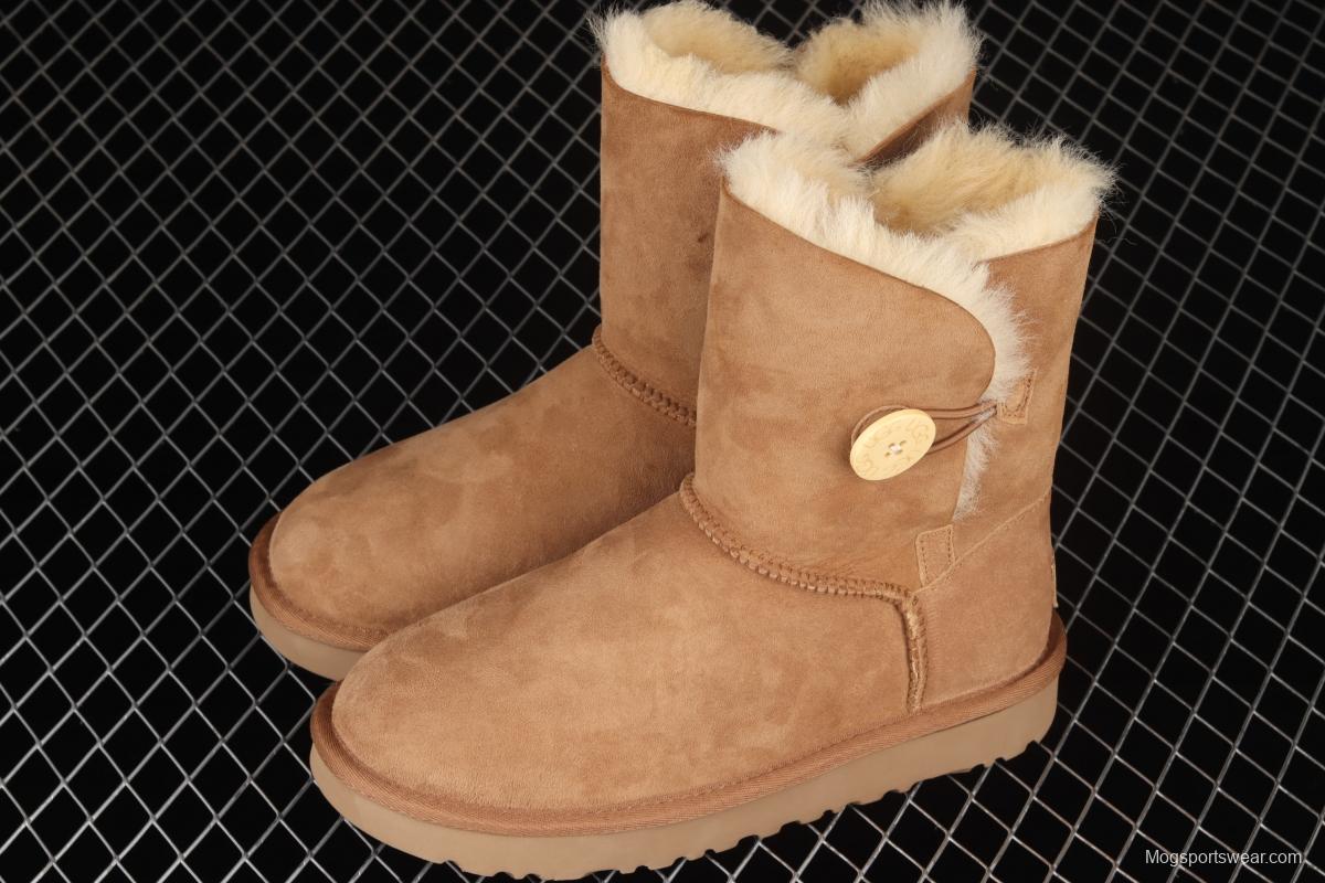 UGG classic button series sheepskin integrated snow boots 1016226