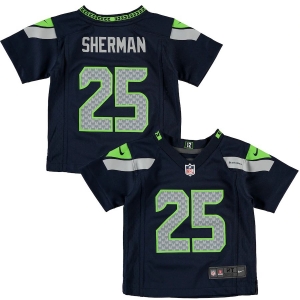 Toddler Richard Sherman College Navy Player Limited Team Jersey