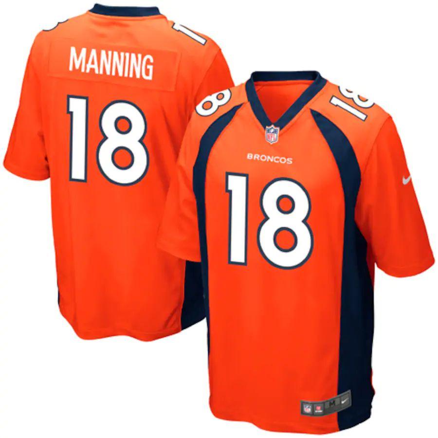 Youth Peyton Manning Orange Player Limited Team Jersey