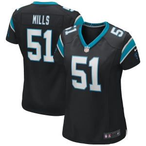 Women's Sam Mills Black Retired Player Limited Team Jersey