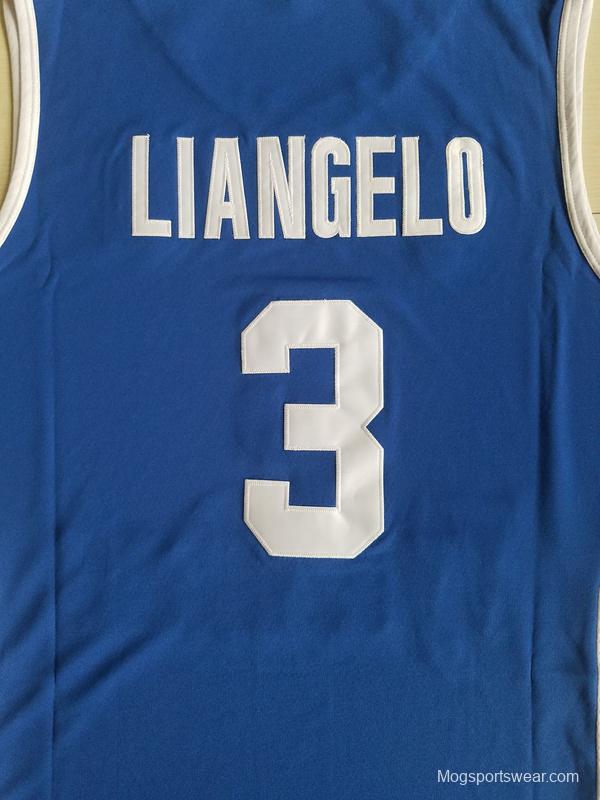 LiAngelo Ball 3 Lithuania Vytautas Blue Basketball Jersey