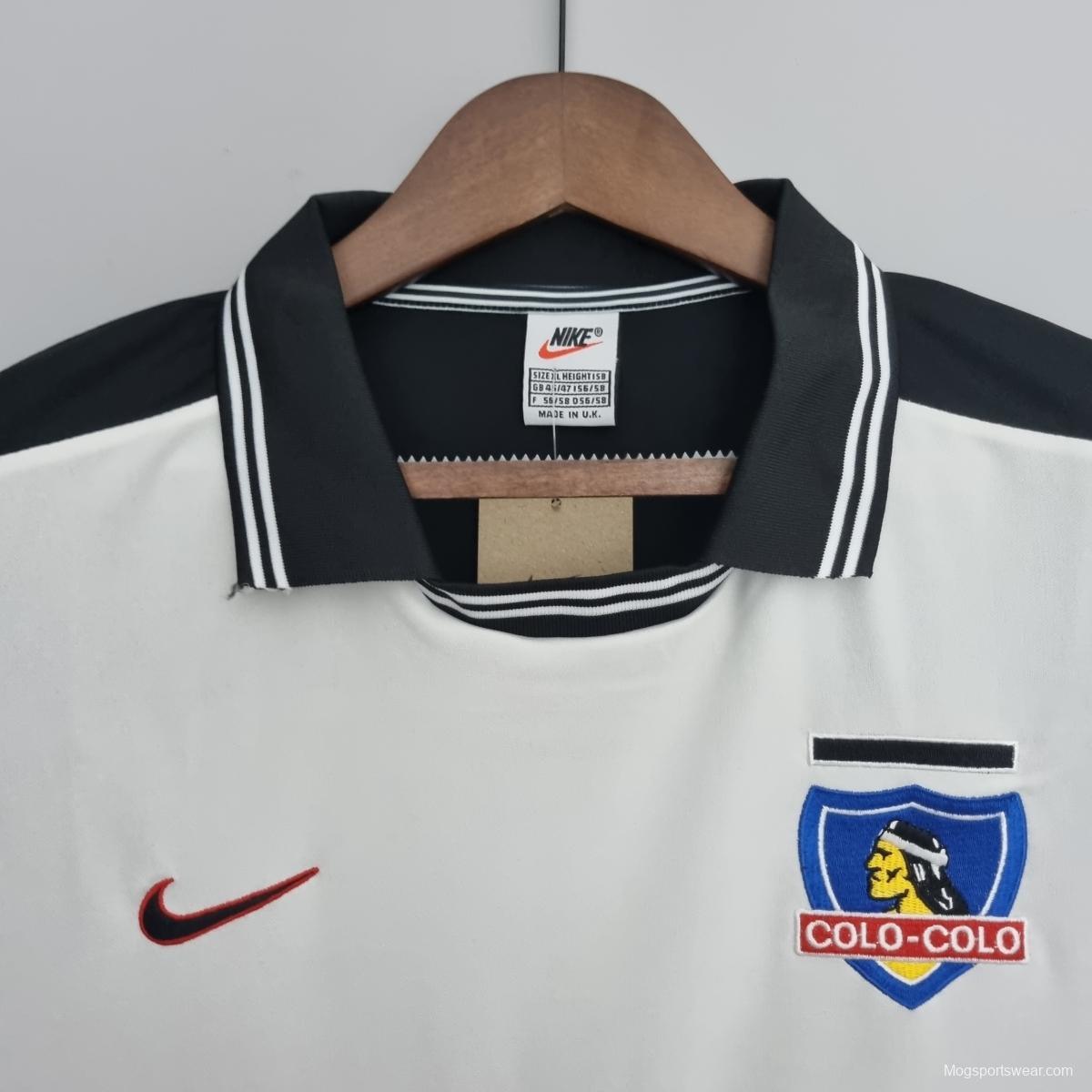 Retro 1999 Colo Colo home Soccer Jersey