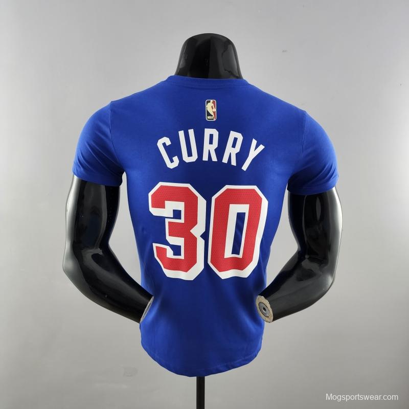 Golden State Warriors #30 Stephen Curry Blue #K000171