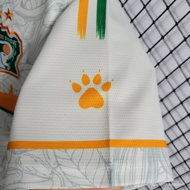 22/23 Ivory Coast White Training Jersey