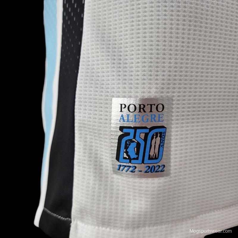 Player Version 22/23 Gremio Away Soccer Jersey