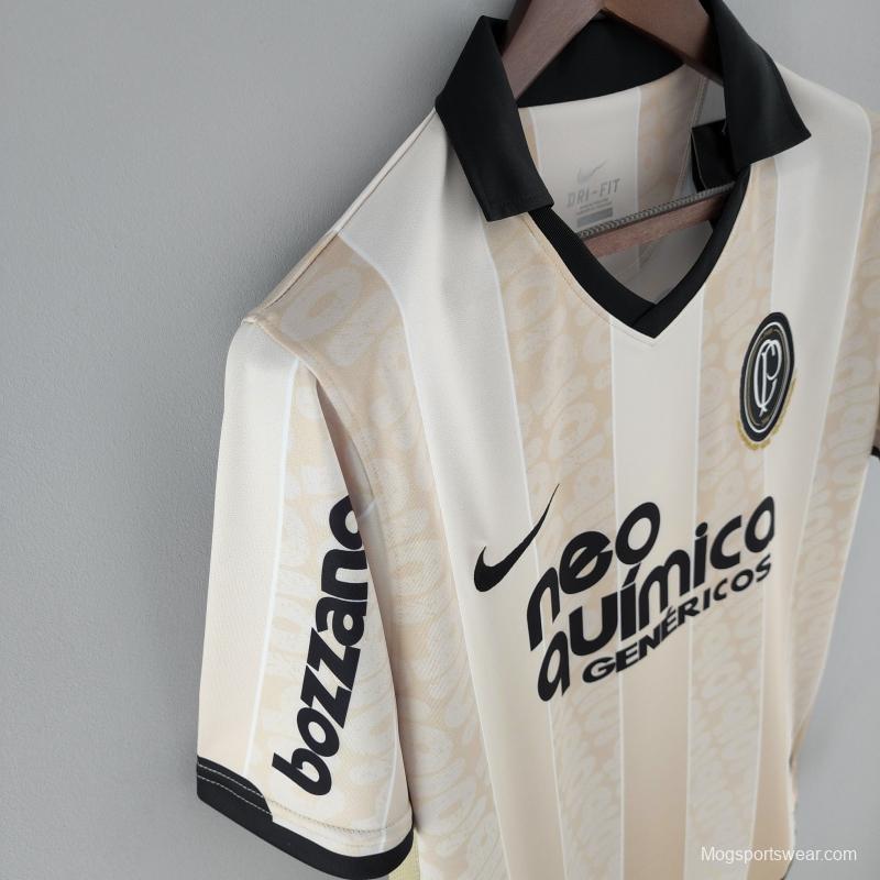 Retro 2010 Corinthians 100th Anniversary Beige Jersey