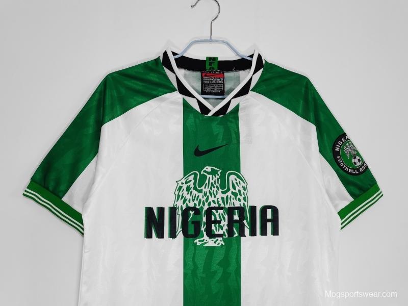 Retro 1996/98 Nigeria Away Soccer Jersey