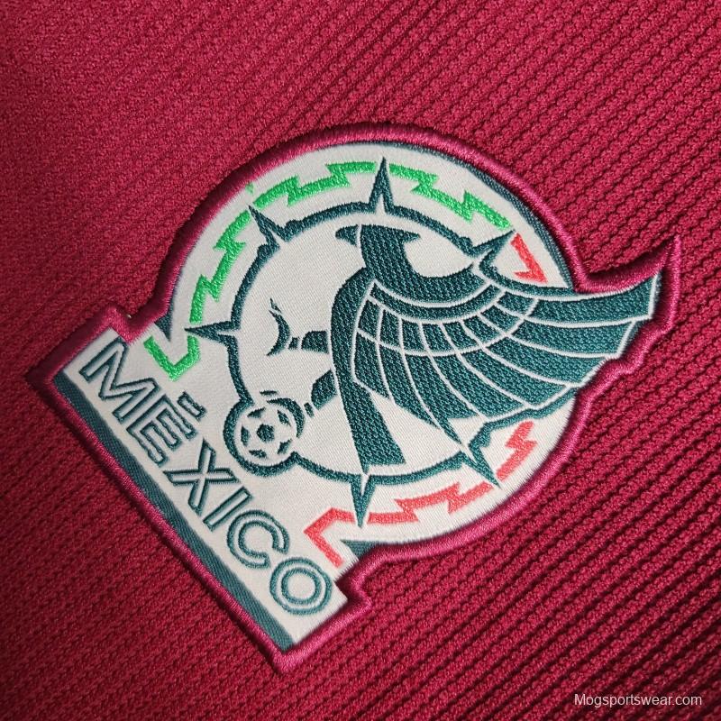 2022 Mexico Red Icon Soccer Jersey