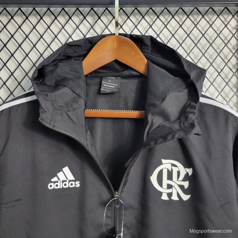 22-23 Flamengo Black Windbreaker