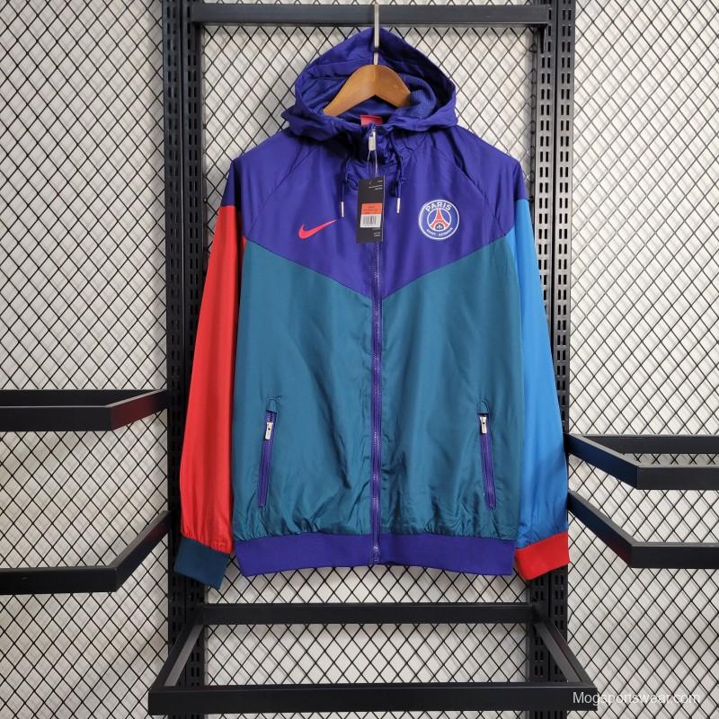 2223 PSG Blue Navy Windbreaker