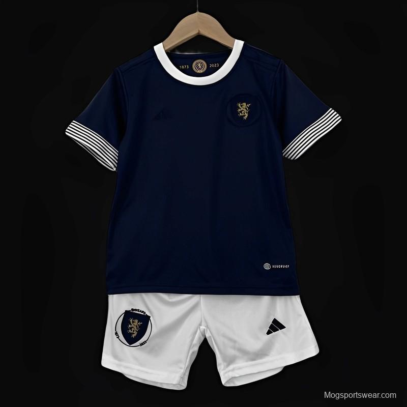 Kids 2023 Scotland 150th Aniversary Navy Jersey