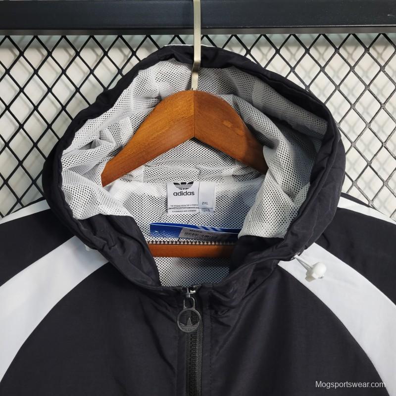 2023 Adidas Originals Black Windbreaker