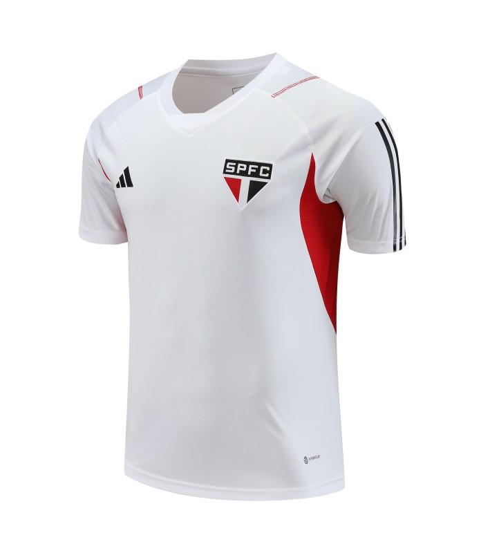 23-24 Sao Paulo White Short Sleeve Jersey+Shorts