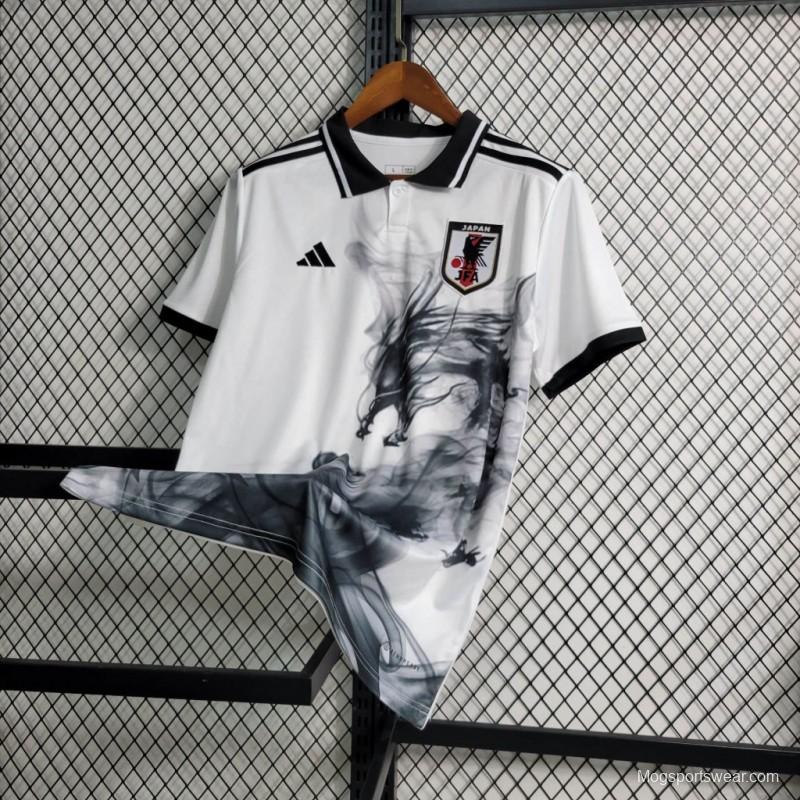 2023 Japan White Ink Painting Dragon Special Jersey