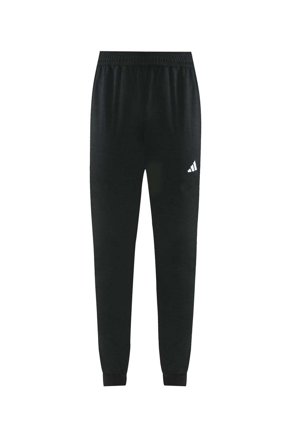 2024 Adidas Black Full Zipper HoodieJacket+Pants