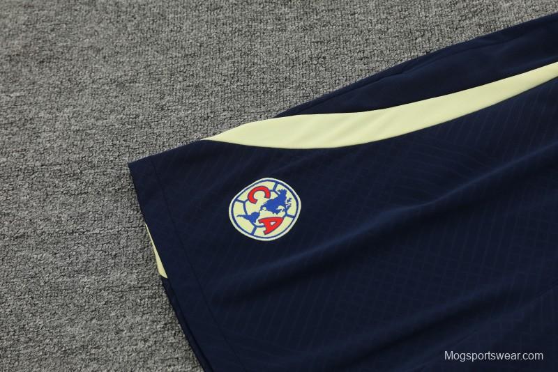 24/25 Club America Blue/Yellow Short Sleeve Jeresy+Shorts