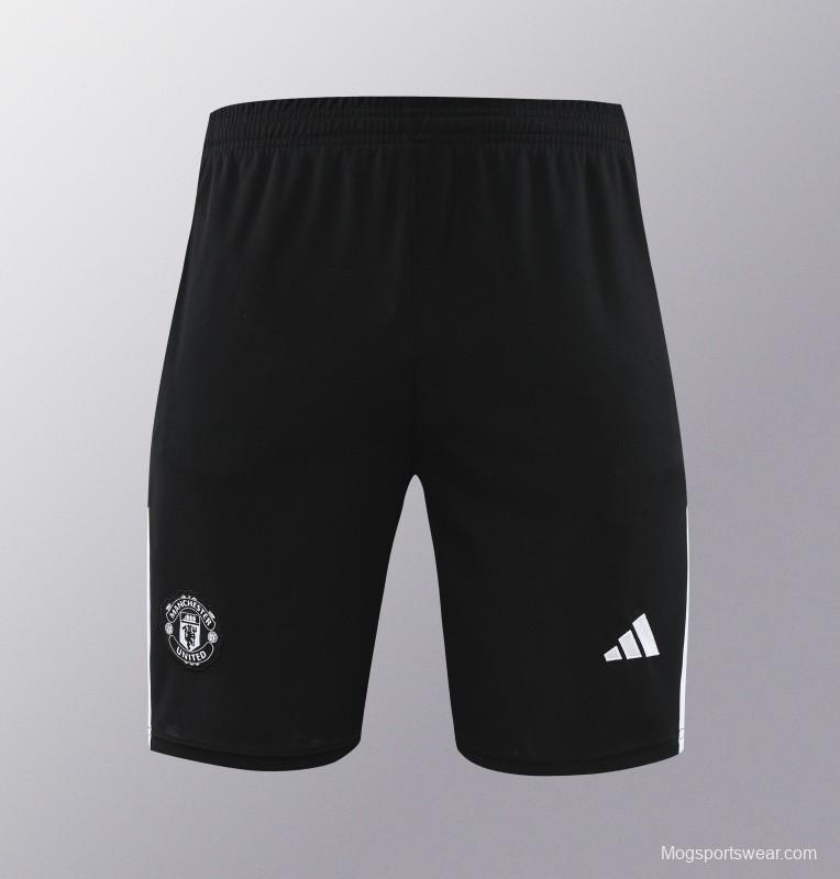 24/25 Manchester United White Vest Jeresy+Shorts