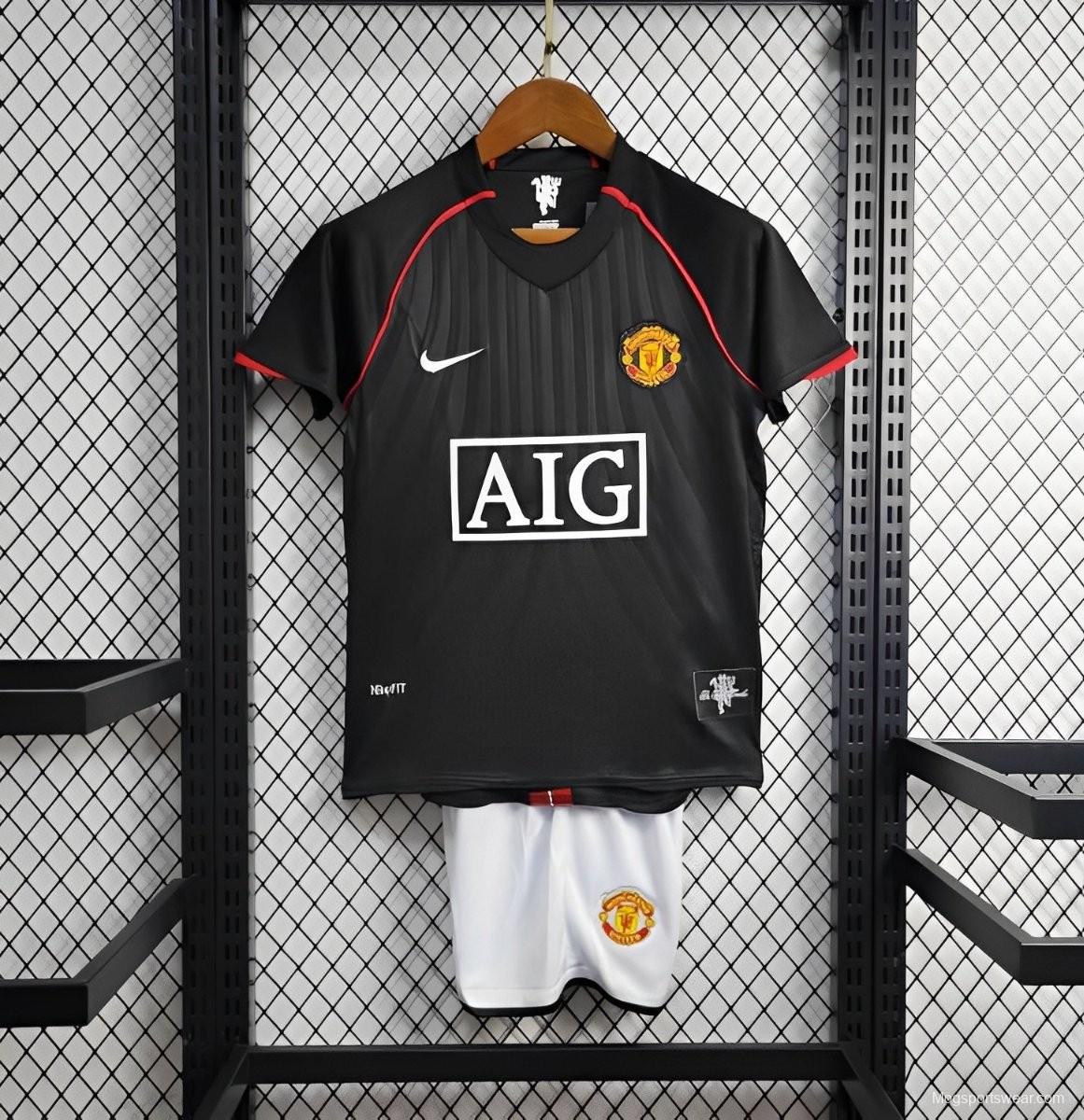 Retro KIDS 07/08 Manchester United Away 16-28 Jersey